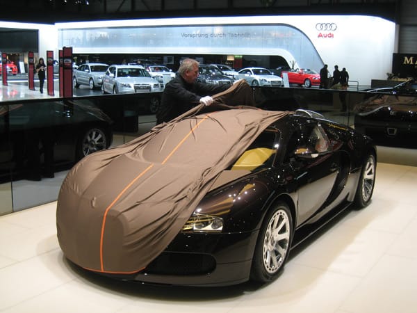 Bugatti-Fahrzeugpflege